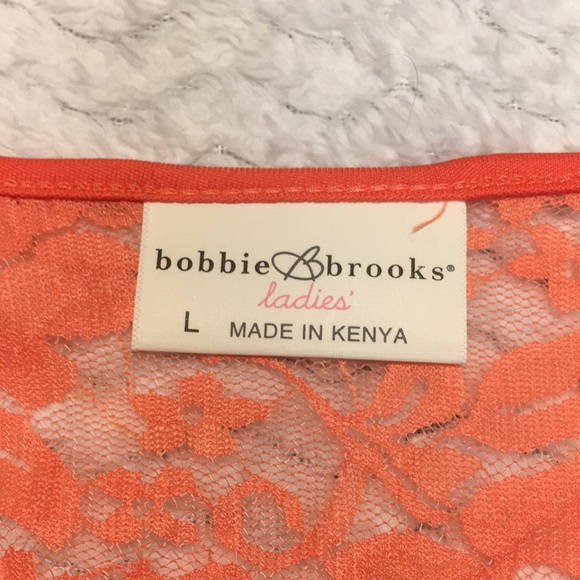 NWT Bobbie Brooks lace shirt - size Large - Picture 2 of 8